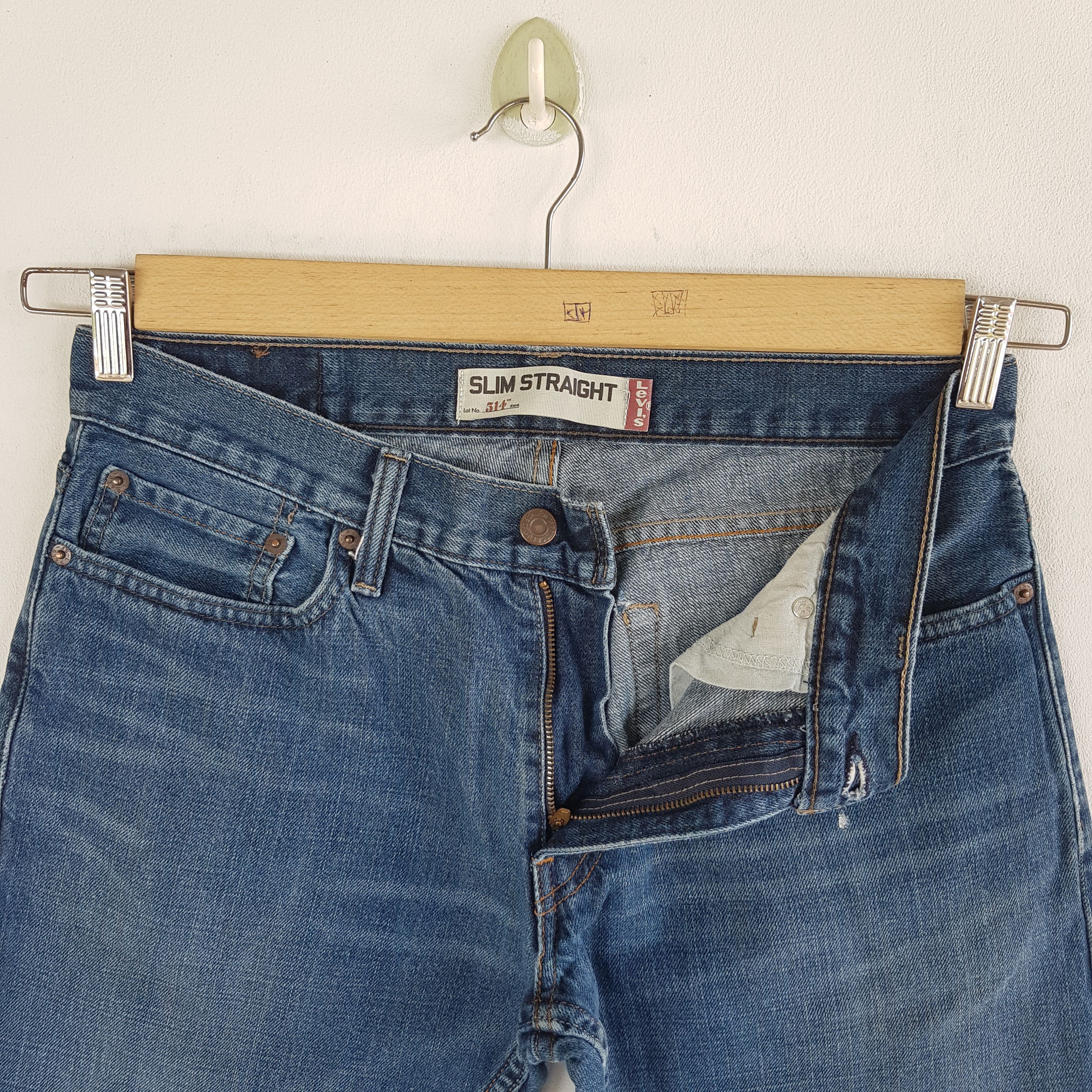 Levi's Vintage Levis 514 Released Hem Jeans Levi's Faded Denim Size US 30 / EU 46 - 5 Thumbnail