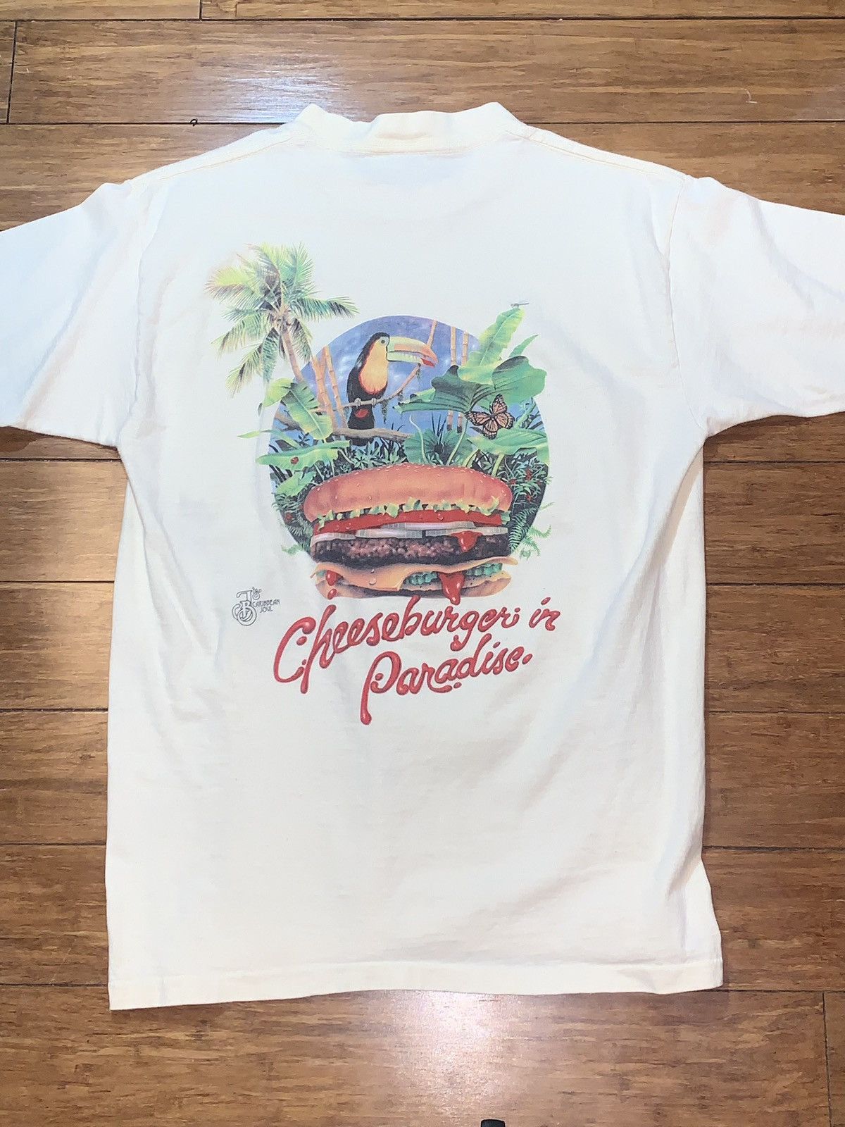 Band Tees Vintage cheeseburger in paradise tee Size US L / EU 52-54 / 3 - 1 Thumbnail