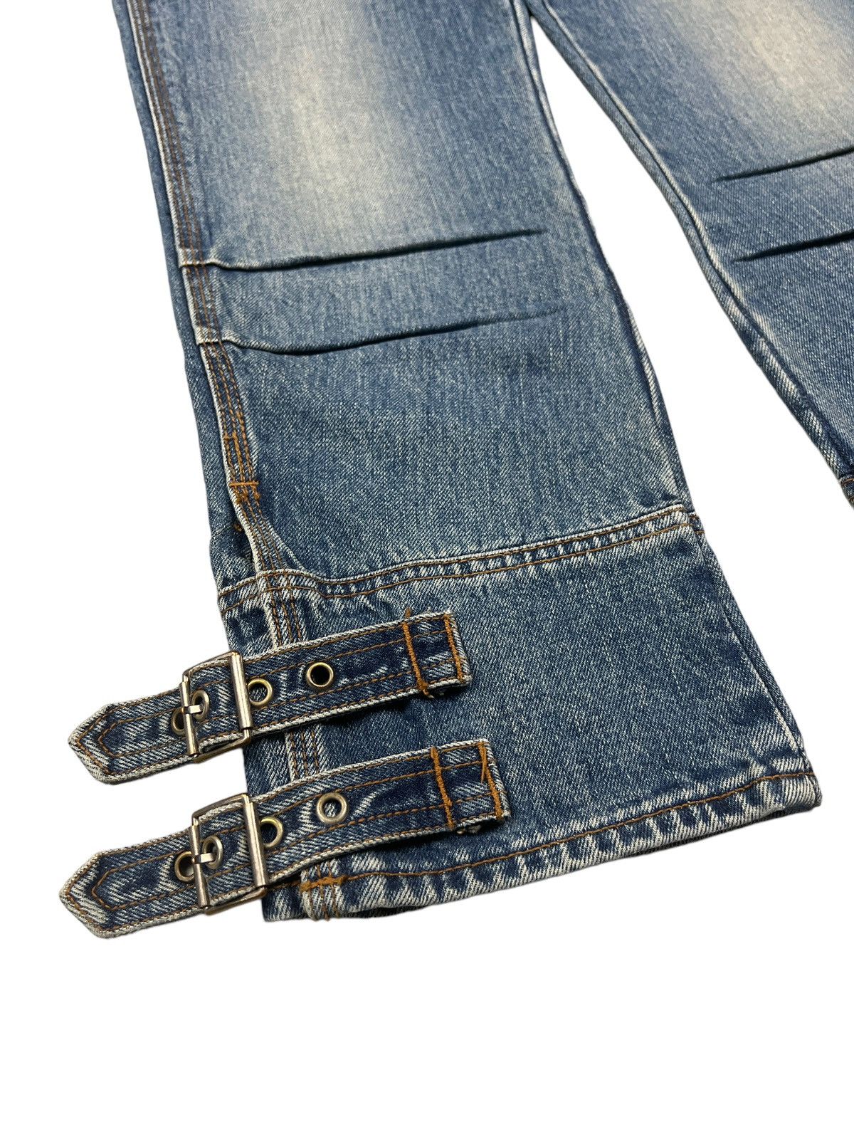 Hysteric Glamour × Vintage 90s Hysteric Glamour Kinky Bondage Cropped Jeans Size 30" / US 8 / IT 44 - 5 Thumbnail