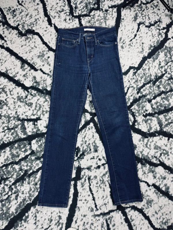 Levi's Levis Slimming slim jeans navy blue 28 30 Size 28" / US 6 / IT 42 - 2 Thumbnail