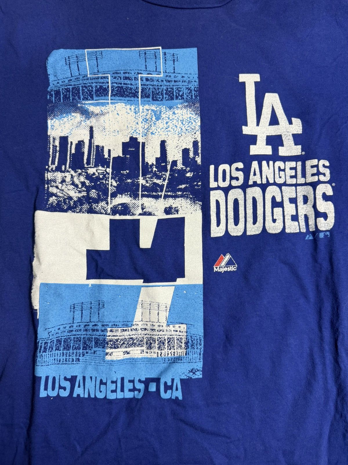 MLB × Vintage 00’ Vintage Los Angeles Dodgers T-Shirt XLarge Size US XL / EU 56 / 4 - 2 Thumbnail
