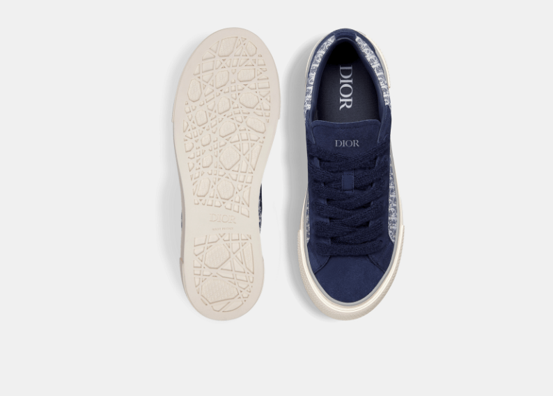 Dior o1w1db10426 3SN303 Low-Top Sneakers in Navy Blue Size US 9 / EU 42 - 5 Thumbnail