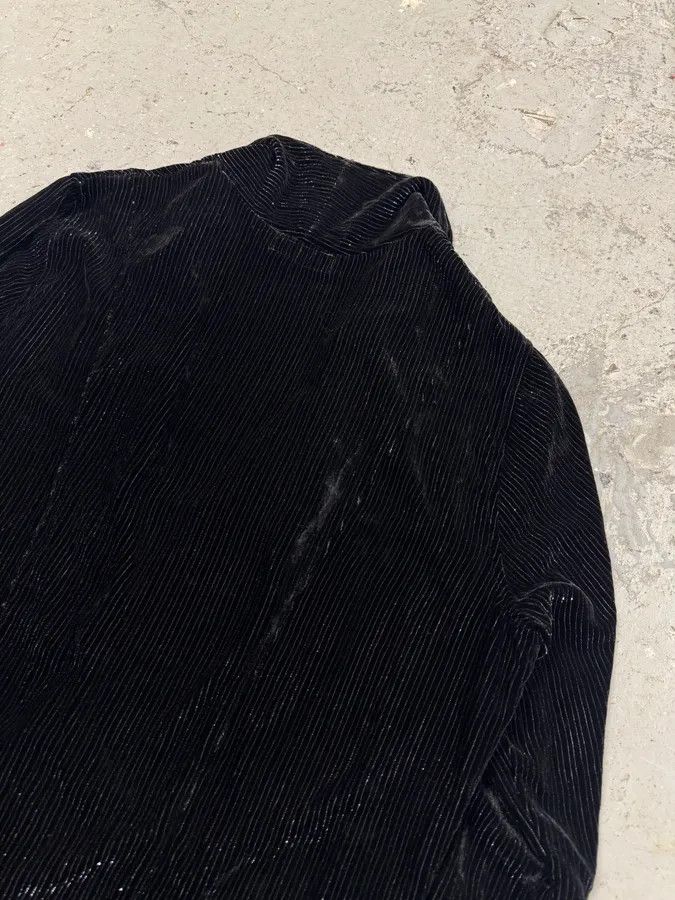 Emporio Armani × Vintage 2000s Emporio Armani Mafia Black Stripes Jacket Size US M / EU 48-50 / 2 - 7 Thumbnail