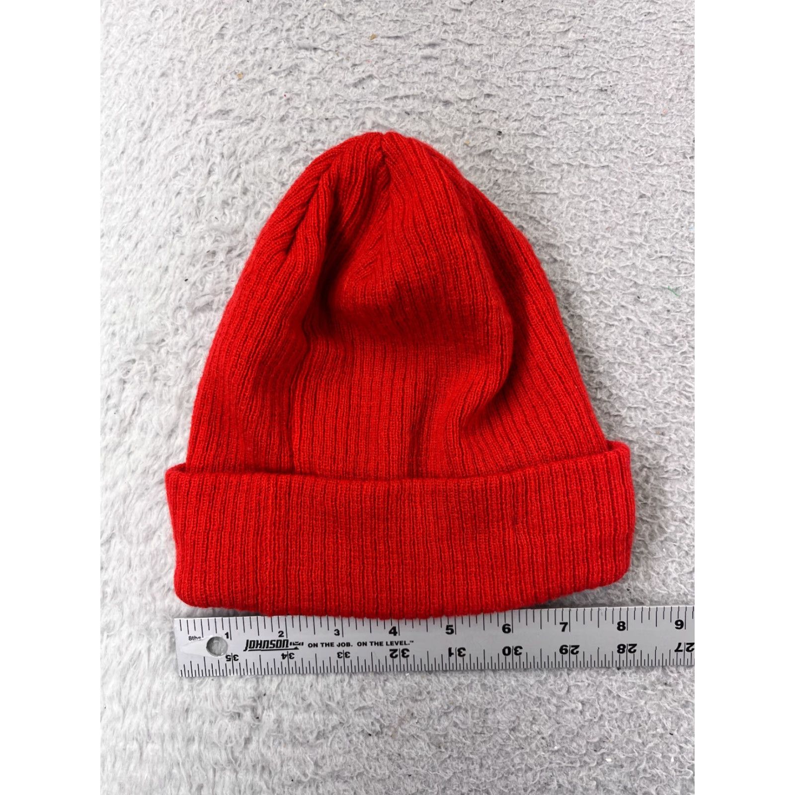 Champion Champion Beanie Headwear Adult One Size Red Knit 100% Acrylic Shirt? Size ONE SIZE - 3 Thumbnail