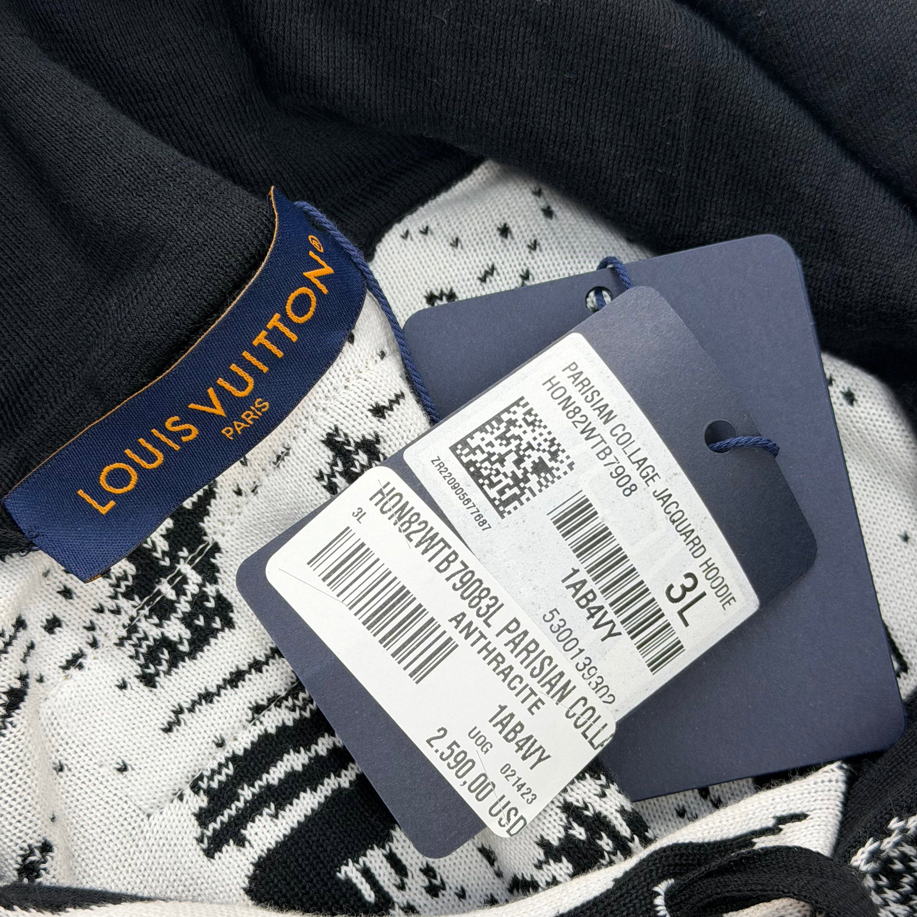 Louis Vuitton Louis Vuitton Parisian College Jacquard Hoodie XXL Size US XXL / EU 58 / 5 - 6 Thumbnail