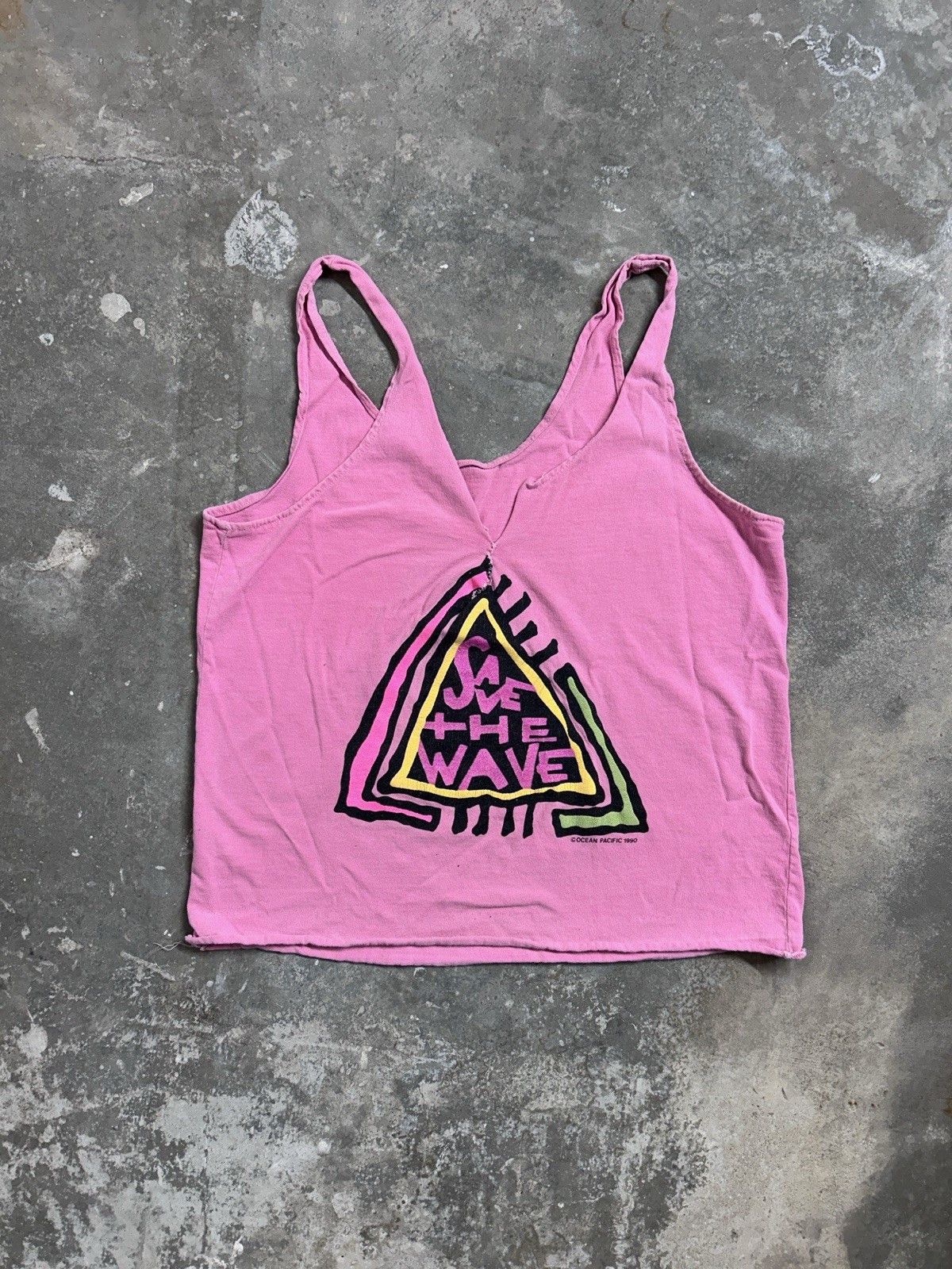 Ocean Pacific Vintage 90’s Save The Wave Ocean Pacific Tank Top Size XXS Size US XXS / EU 40 - 1 Thumbnail