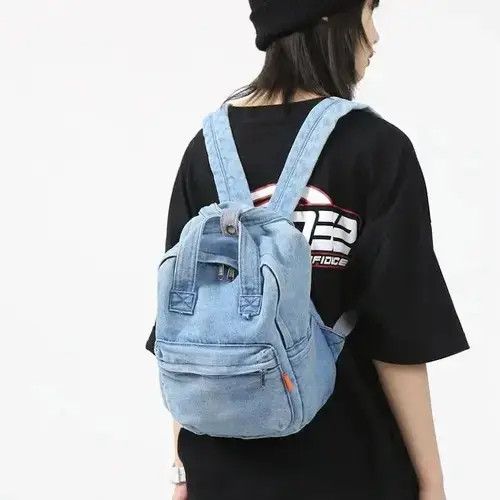 Other Unisex multi-functional denim backpack Size ONE SIZE - 1 Thumbnail