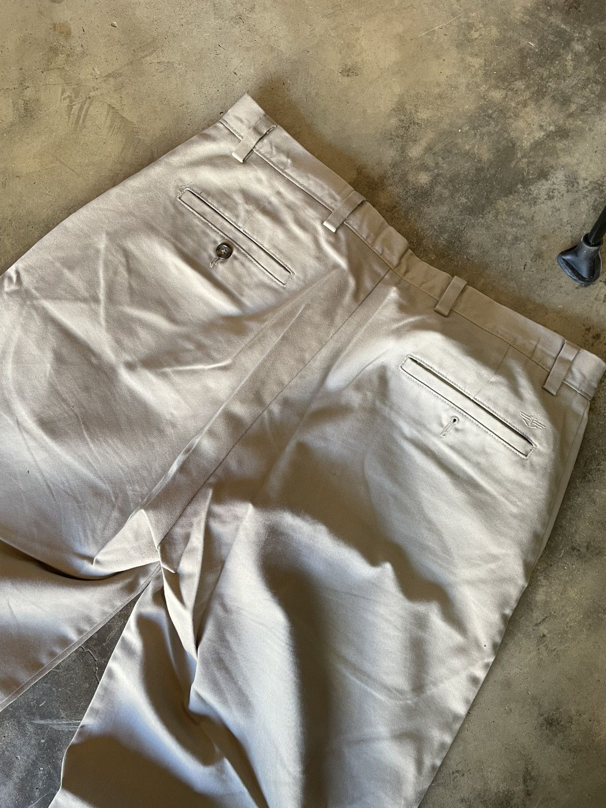 Dockers × Vintage Khaki Dockers Wide leg Chinos Size US 34 / EU 50 - 3 Thumbnail