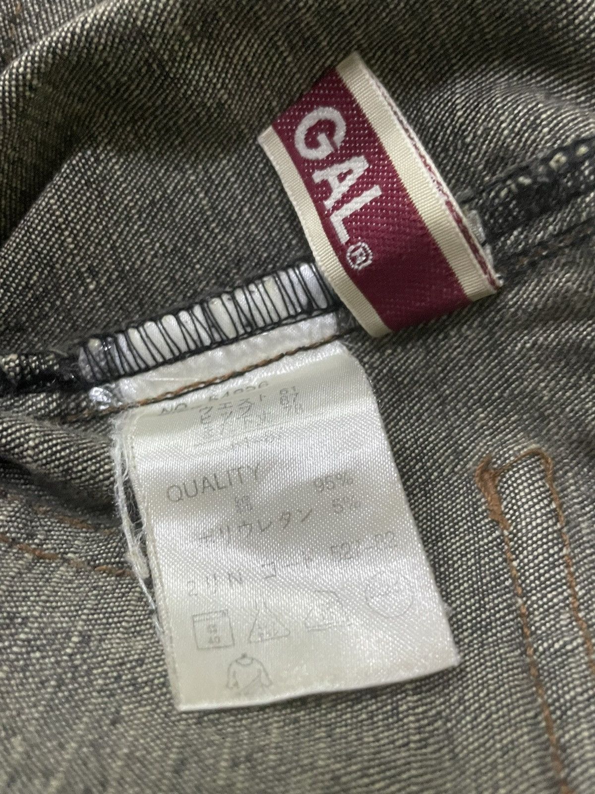Le Grande Bleu (L.G.B.) JokyGal Japan Zip up Flare Stacked Jeans Size US 28 / EU 44 - 16 Thumbnail