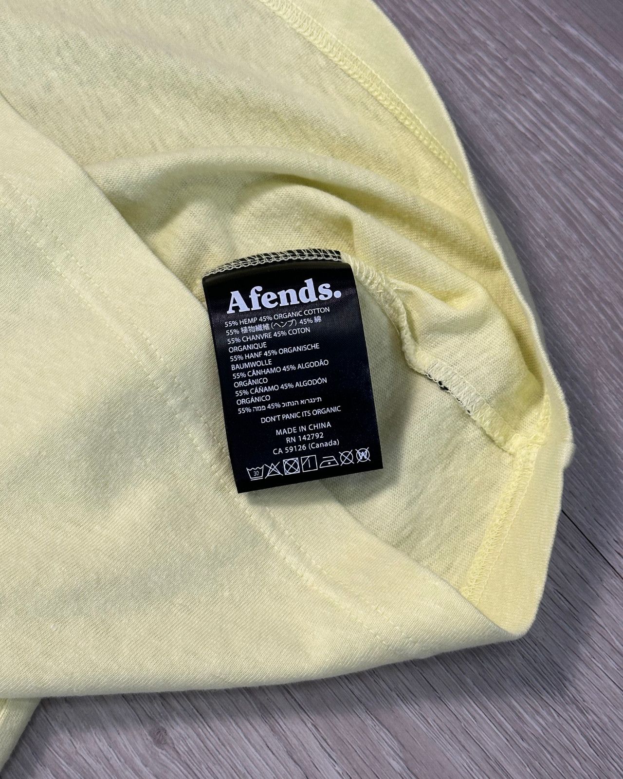 Afends BNWT Afends - Take It Back - Hemp Weed Yellow T-Shirt Medium Size US M / EU 48-50 / 2 - 12 Thumbnail