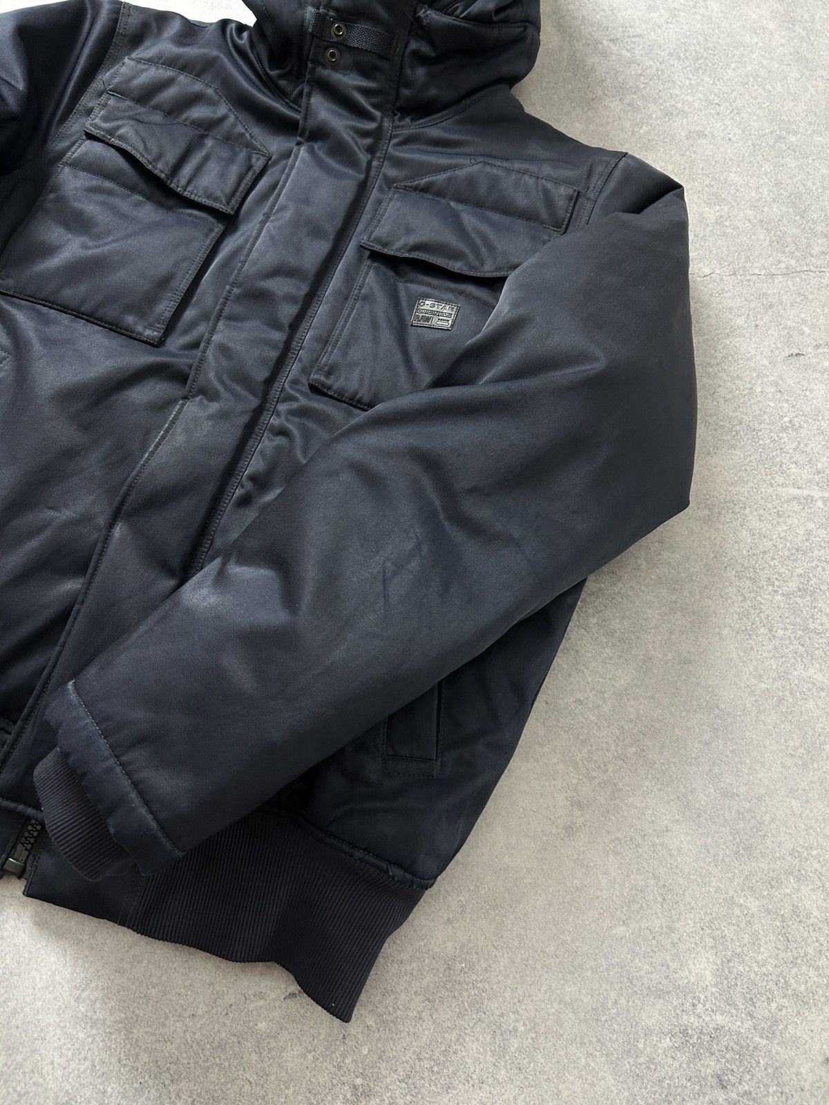 G-Star G-Star Raw MFD HDD Bombers jacket mens blue size M Size US M / EU 48-50 / 2 - 4 Thumbnail