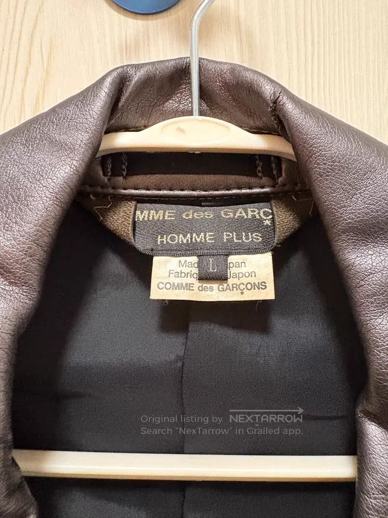 Comme des Garcons Comme Des Garcons Pleated leather jacket Size US L / EU 52-54 / 3 - 2 Thumbnail