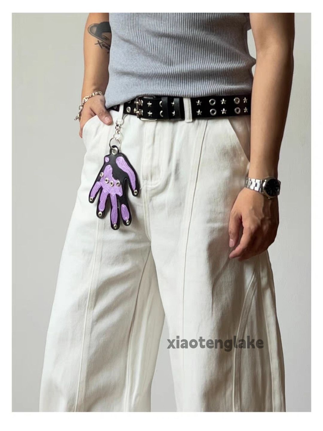 Jean xz utility vintage loose baggy skate hiphop flared jeans Size US 32 / EU 48 - 7 Thumbnail