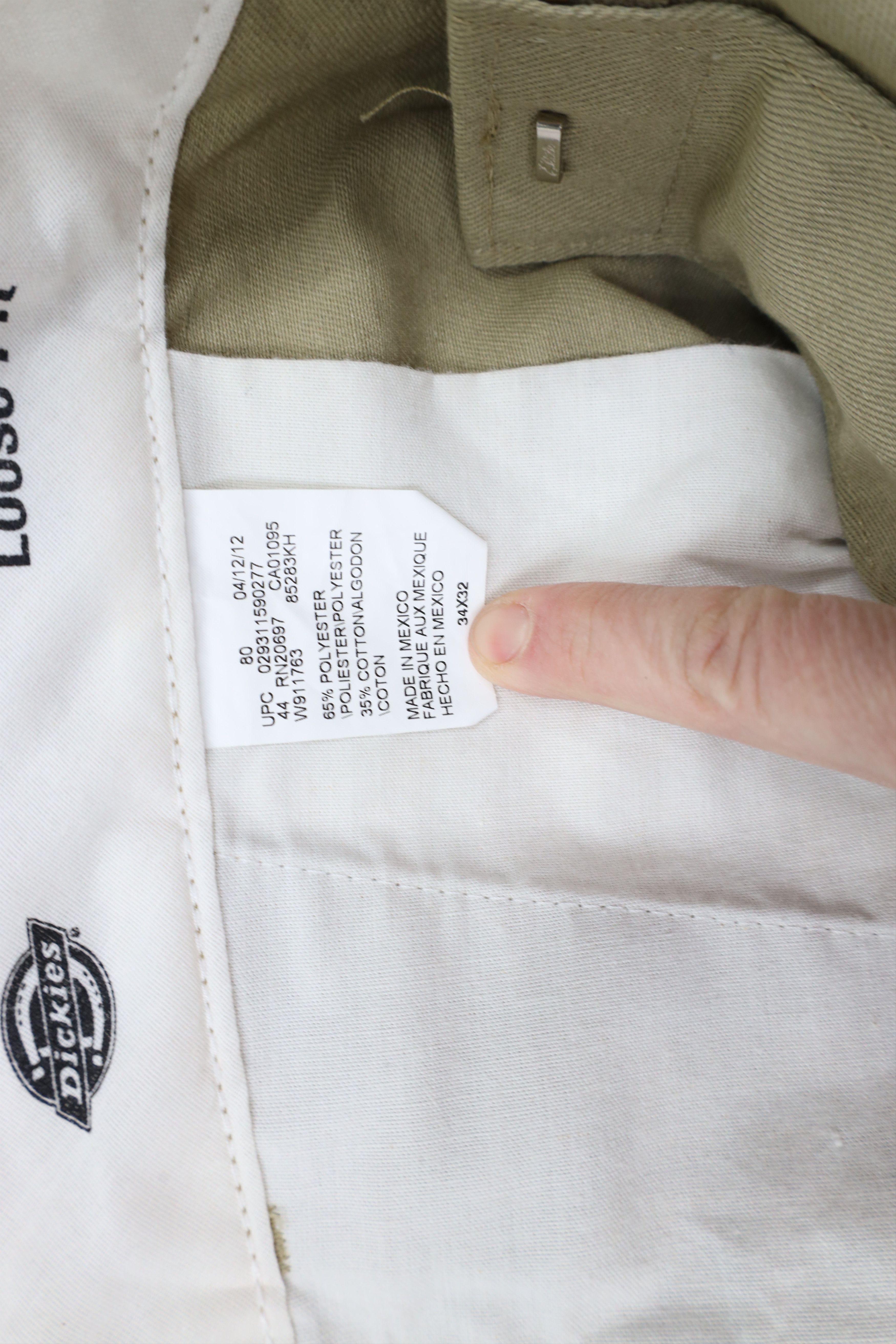 Dickies × Vintage Vintage Y2K Dickies Fit Wide Leg Double Knee Pants Beige Size US 34 / EU 50 - 10 Thumbnail