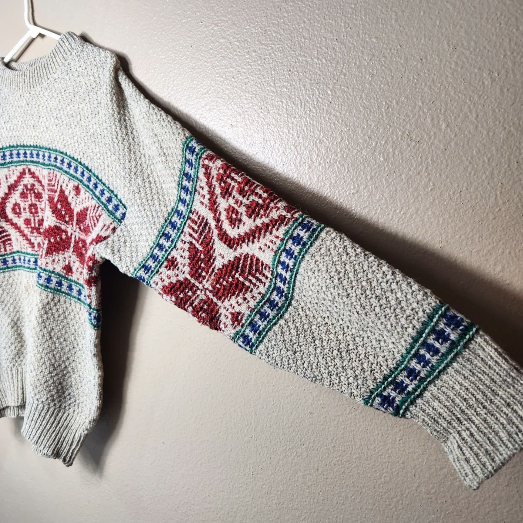 American Eagle Outfitters VINTAGE American Eagle Outfitters Mens |L| Wool Blend Fair Isle Nordic Knit Crew Neck Sweater Shirt Size US L / EU 52-54 / 3 - 4 Thumbnail