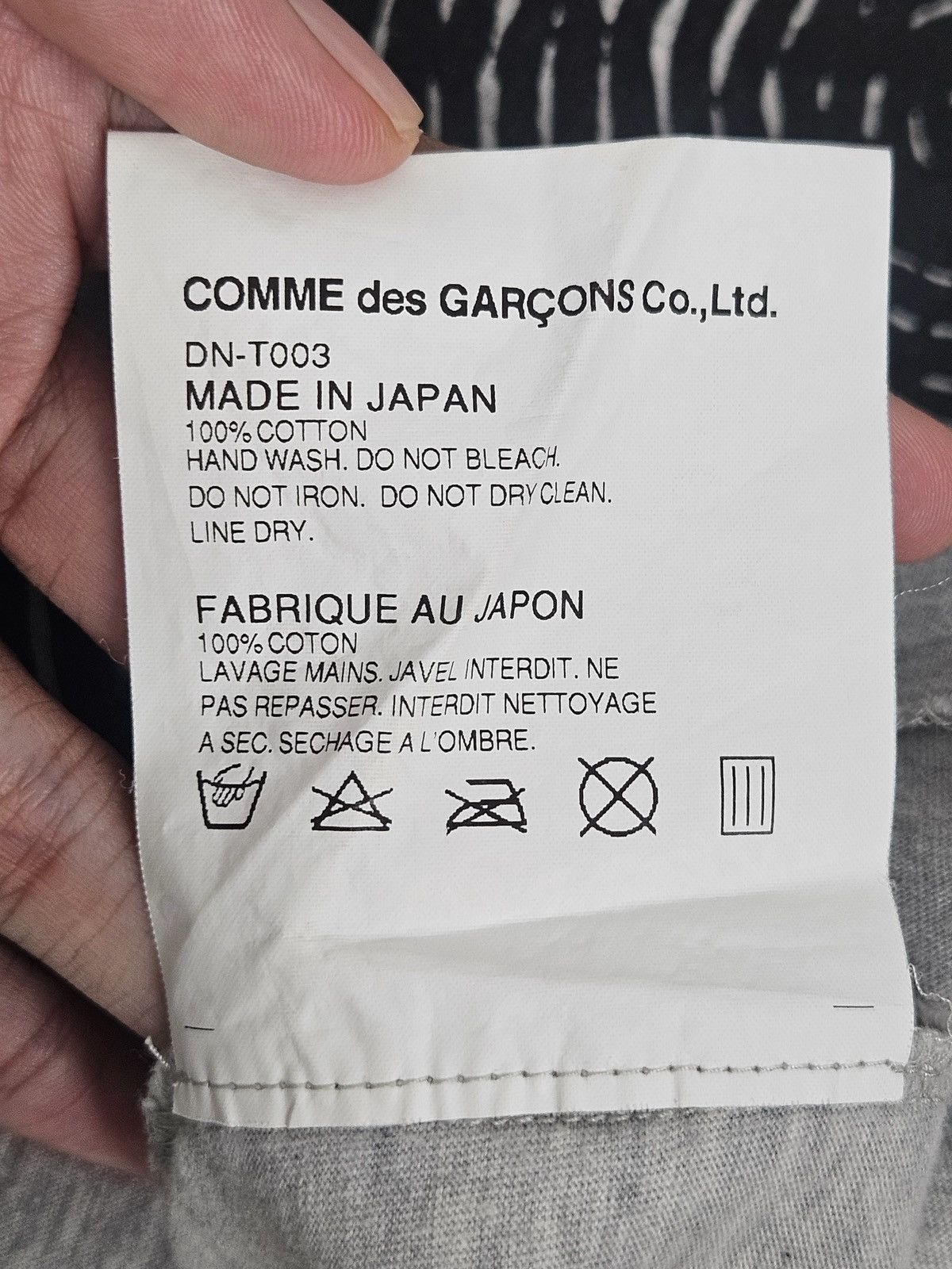 Comme des Garcons Comme des Garcons CDG Homme Deux Thumb print Shirt Size US L / EU 52-54 / 3 - 6 Thumbnail
