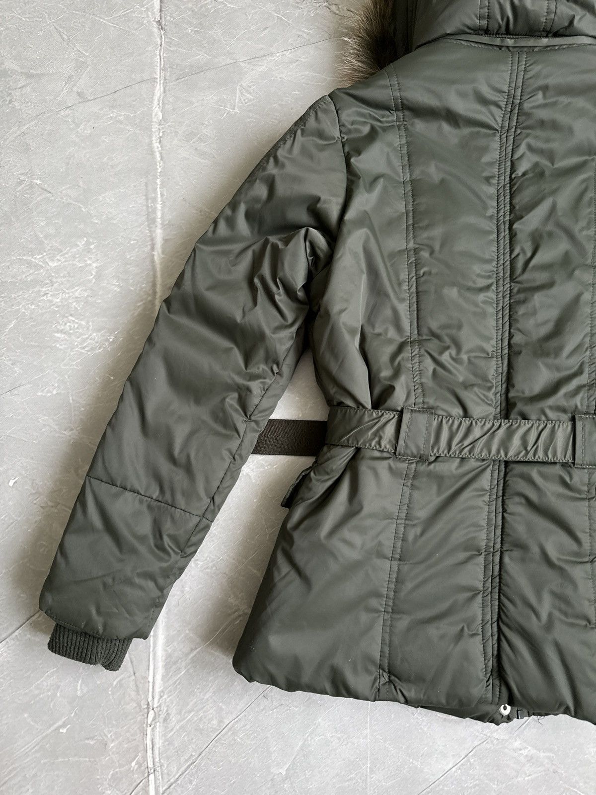 Japanese Brand Y2K Vintage Fur Hood Belted Jacket If Six Was Nine LGB Style Size M / US 6-8 / IT 42-44 - 16 Thumbnail