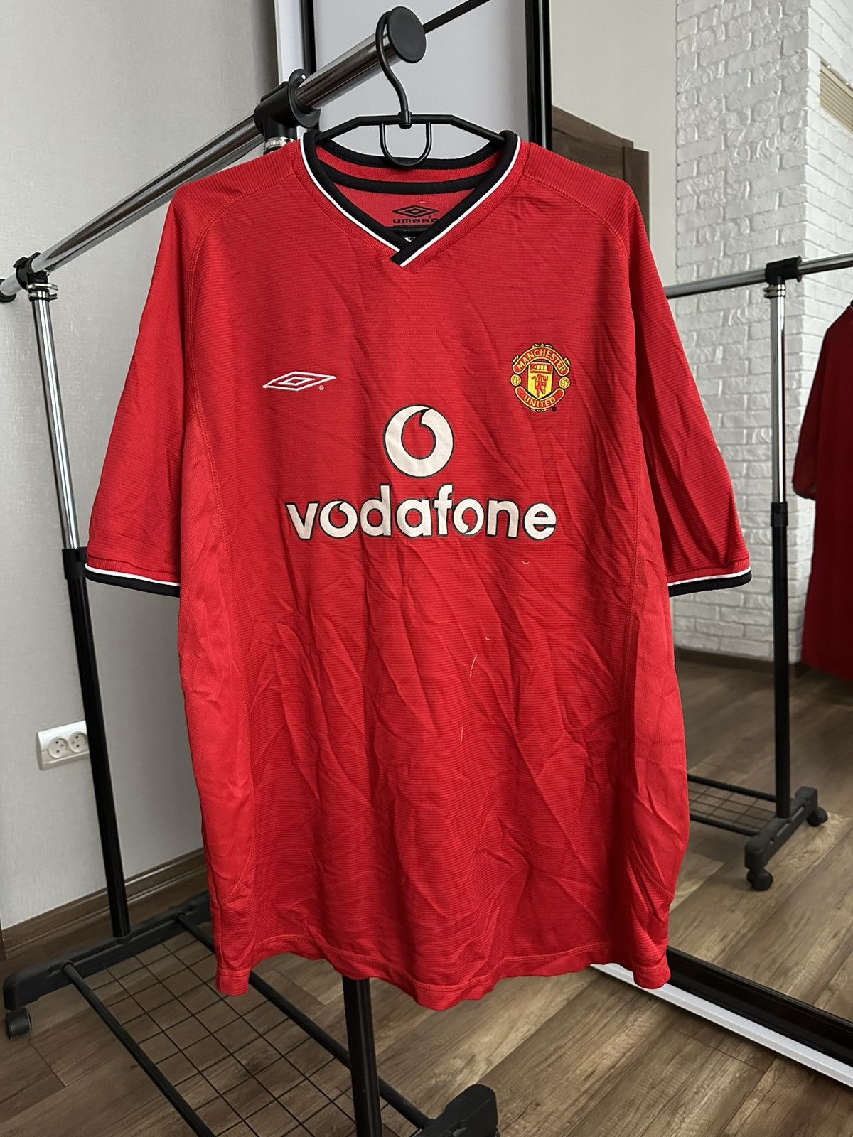 Umbro 2000/2002 Umbro Manchester United Vintage Soccer Jersey Size US XL / EU 56 / 4 - 3 Thumbnail