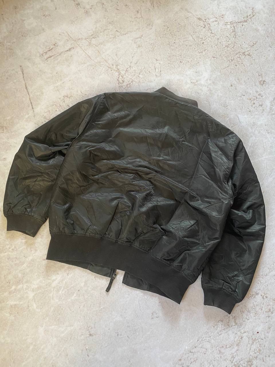 Vintage Vintage Nylon MA-1 Bomber Jacket Alpha Industries Style Size US XL / EU 56 / 4 - 6 Thumbnail