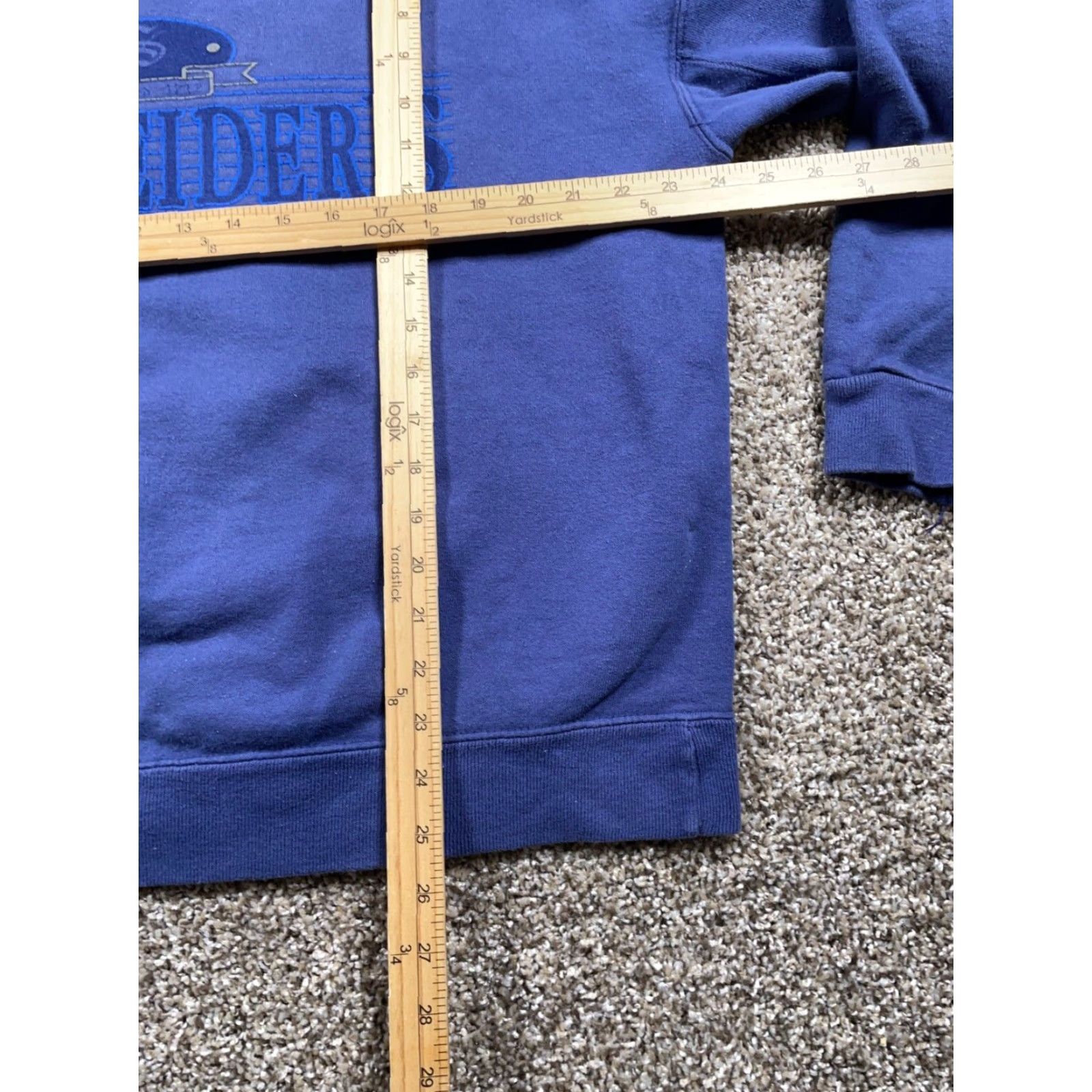 Vintage Vintage VTG Schneider Biergarten Beer Garden Sweatshirt Adult Large Blue 90s German Size US L / EU 52-54 / 3 - 7 Thumbnail