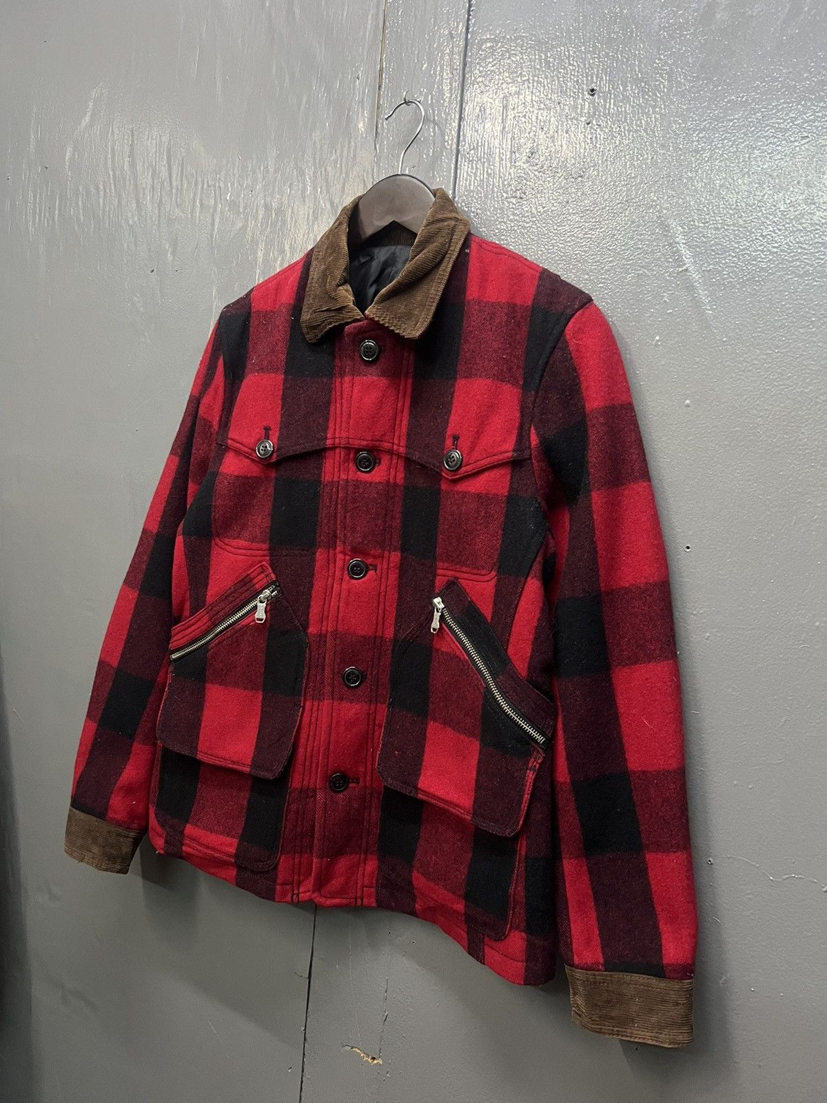 Japanese Brand Vintage TKMixpice Plaid Wool Jacket Size US S / EU 44-46 / 1 - 3 Thumbnail
