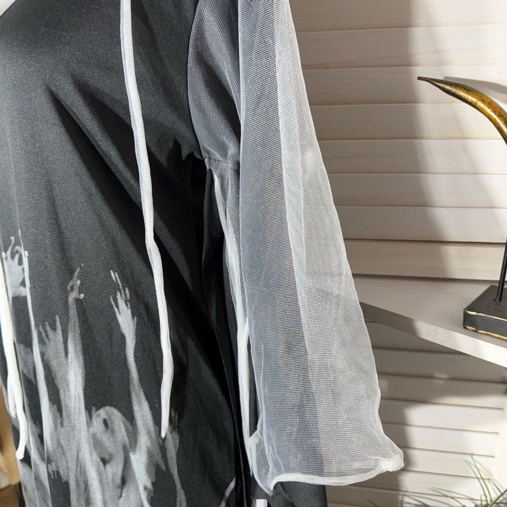 Vintage Spirit Ghoul Soul Eater Halloween Costume Black/Grey/White S Size S / US 4 / IT 40 - 14 Thumbnail