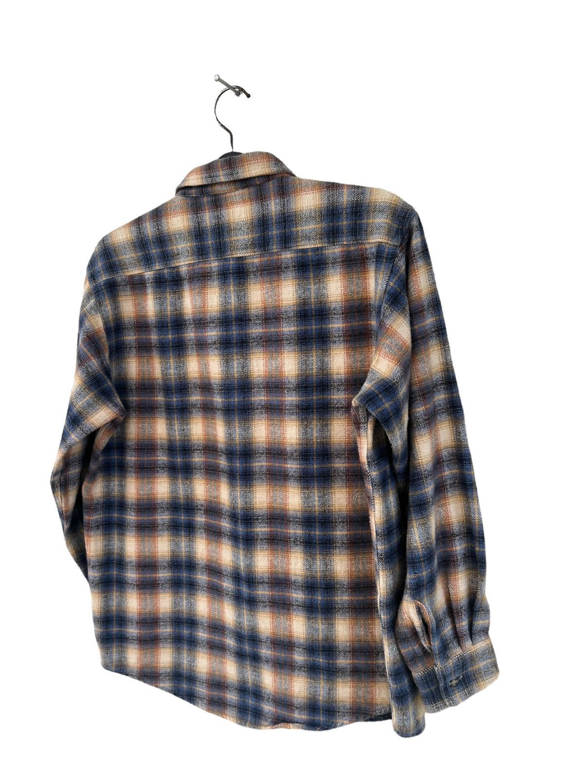 Edwin Vintage 90s Edwin Japan Double Pocket Thick Flannel Shirt Size US L / EU 52-54 / 3 - 12 Thumbnail