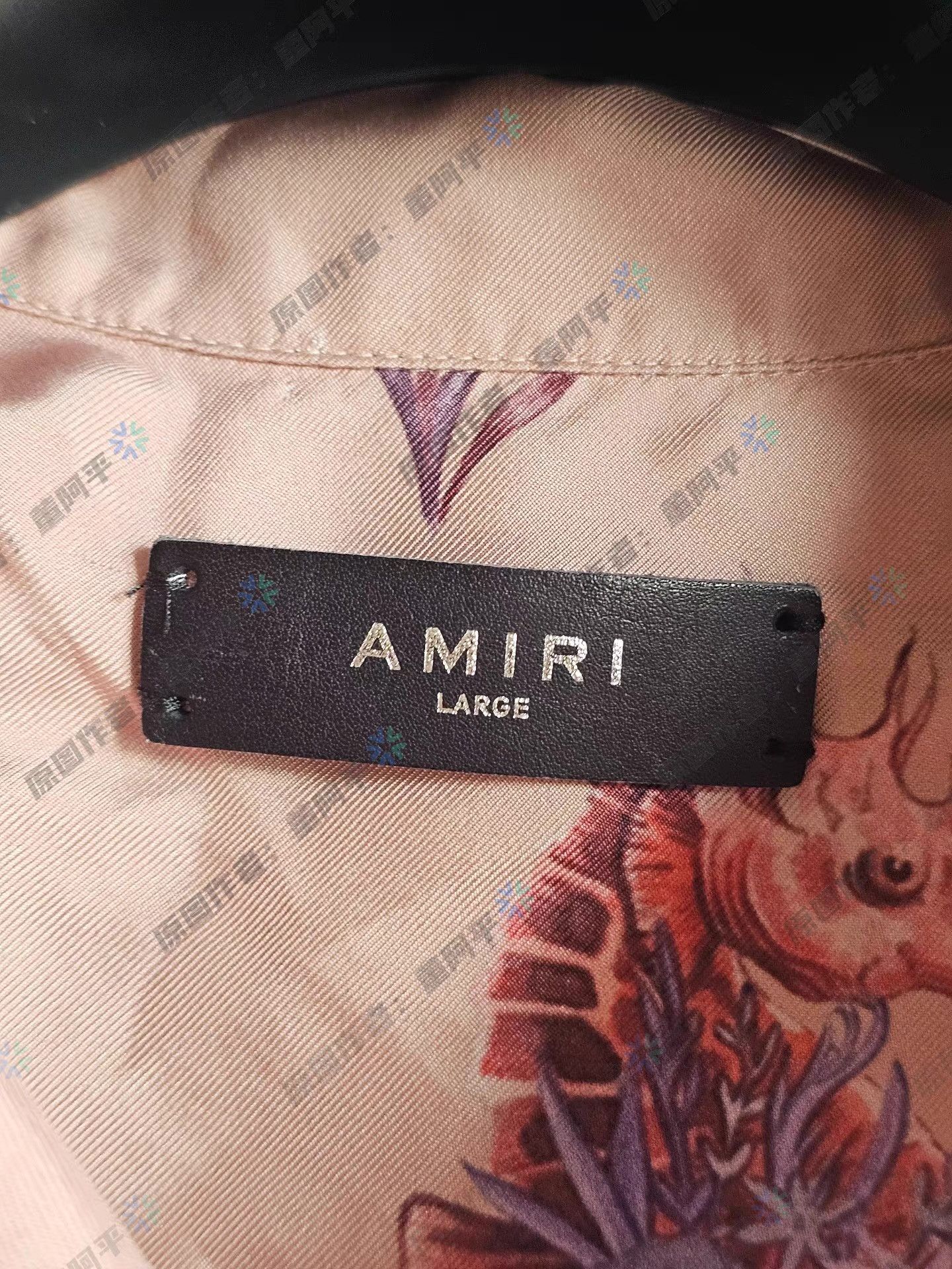 Adidas AMIRI Men's Short Sleeve Shirt Q4 Size US L / EU 52-54 / 3 - 2 Thumbnail