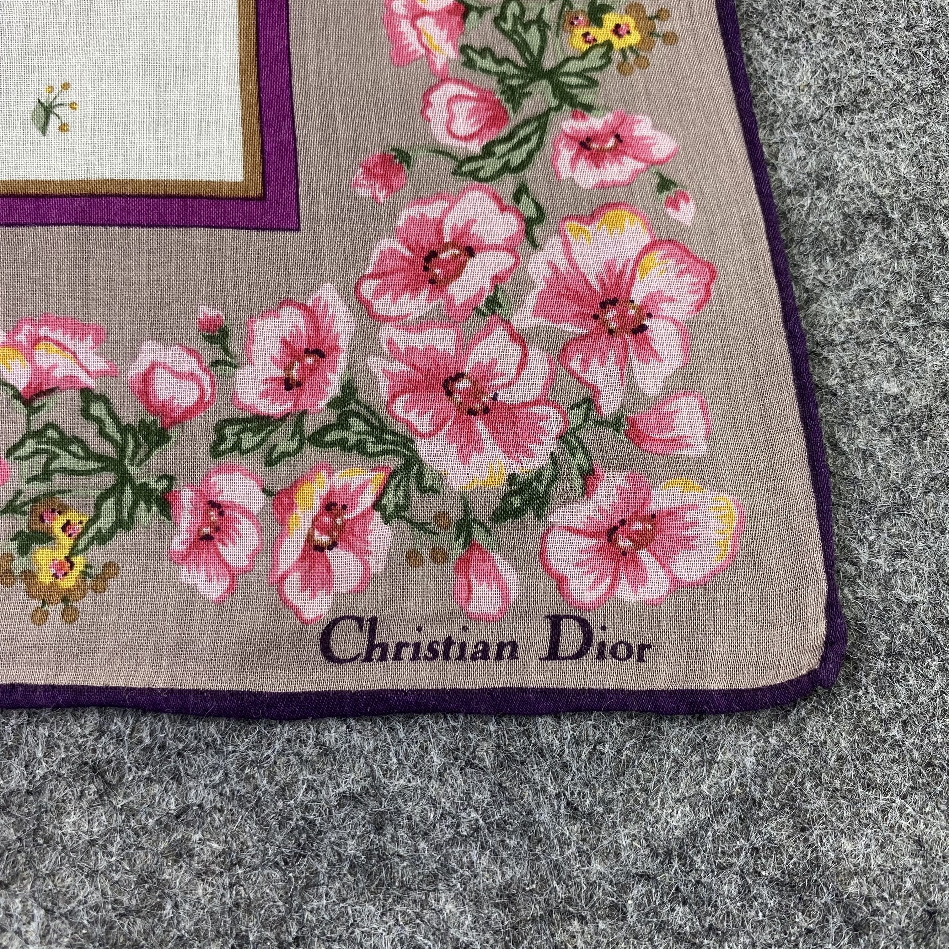 Designer Christian Dior Handkerchief / Bandana / Neckerchief-B741 Size ONE SIZE - 5 Thumbnail