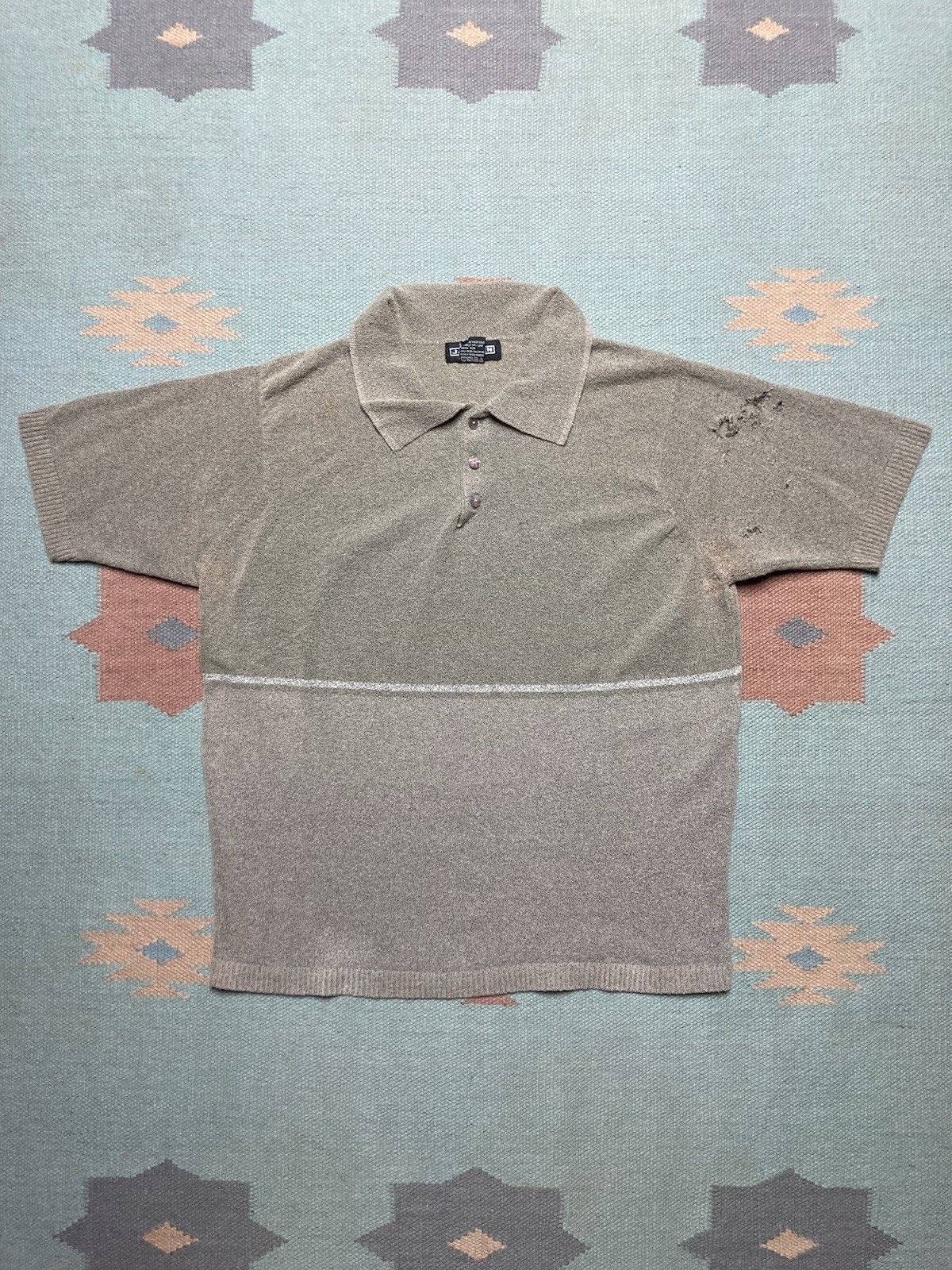 Jantzen × Vintage Vintage polo shirt Terry cloth soft jantzen two tone large Size US L / EU 52-54 / 3 - 1 Thumbnail