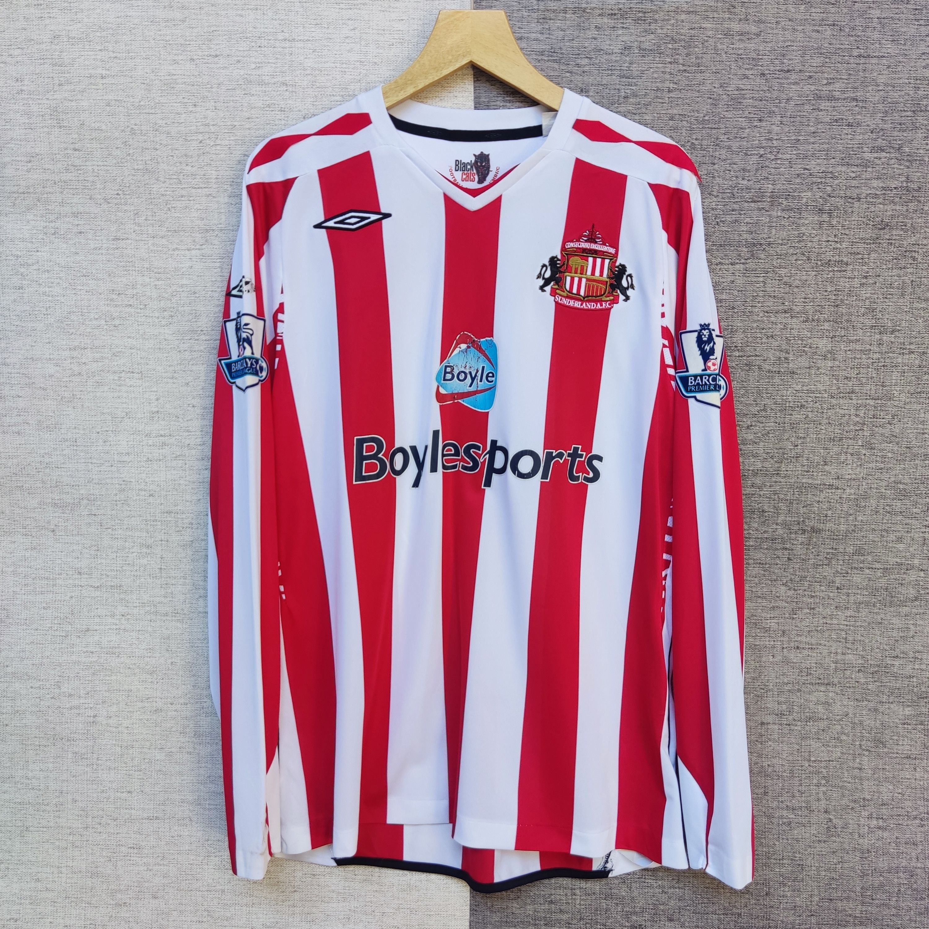 Umbro Football jersey SUNDERLAND A.F.C 2008/09 Kieran Ricardson Size US L / EU 52-54 / 3 - 1 Thumbnail
