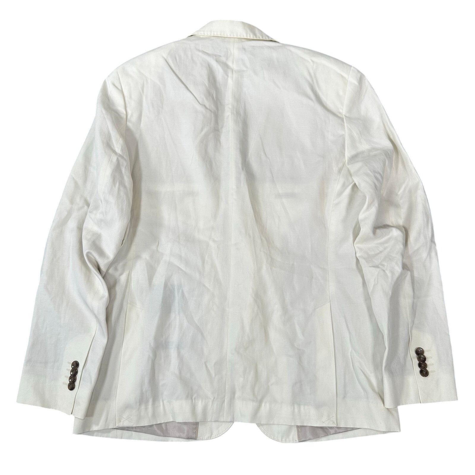 Mango Mango MNG Florida 100% Linen Slim Fit Suit Blazer Size 42 Size 42R - 2 Thumbnail