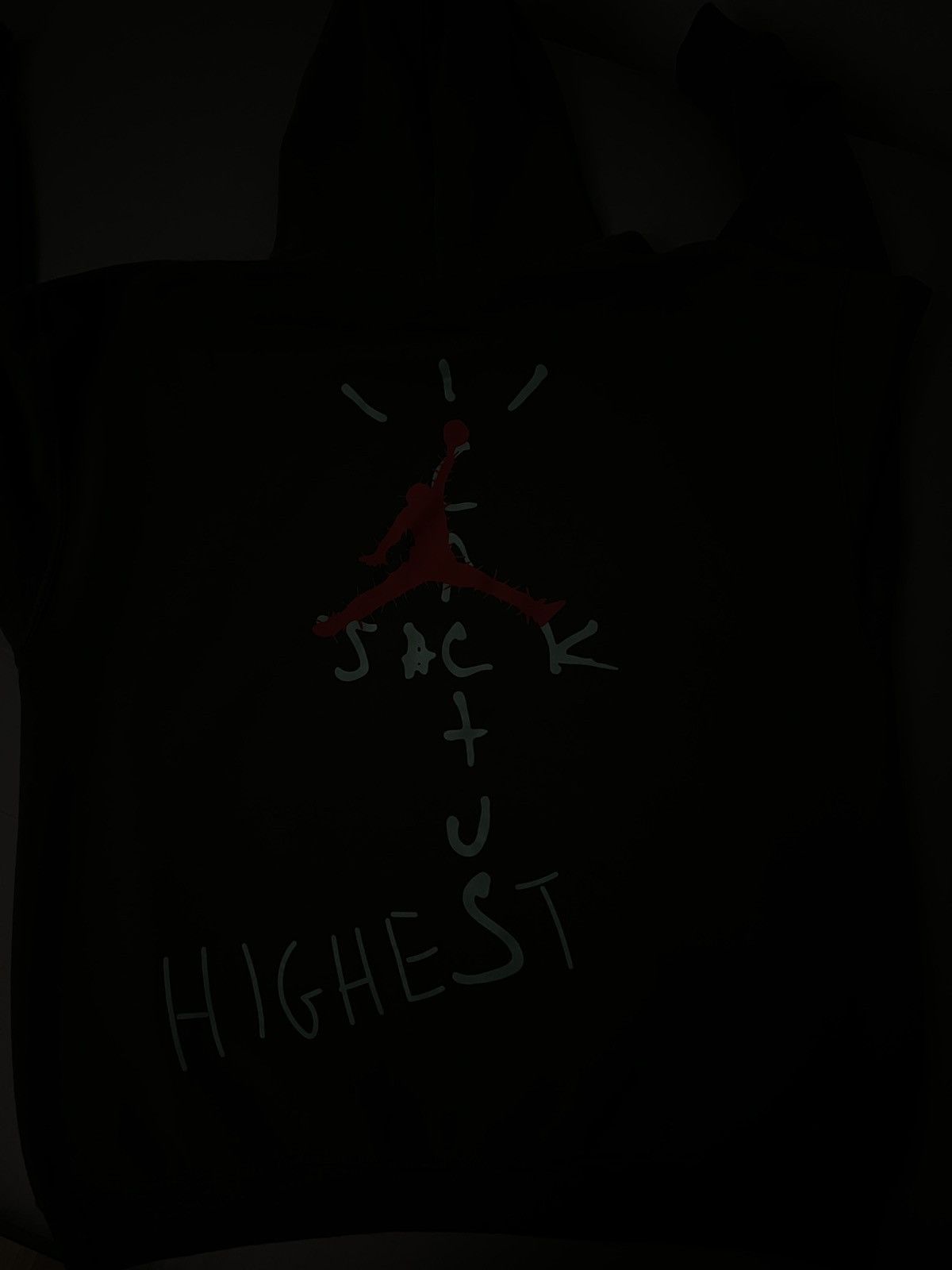 Travis Scott Nike Travis Scott Cactus Jack Highest Glow In Dark Hoodie L Size US L / EU 52-54 / 3 - 4 Thumbnail