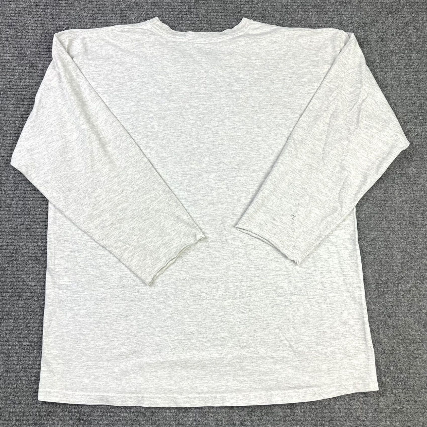 Jansport VINTAGE Jansport UNCG 90s Long Sleeve T Shirt, Gray, XL, Adult, Made In USA, Front Graphic, 3/4 Sleeves, Cotton, Heavy, Thick, Crew Neck, Men Size US XL / EU 56 / 4 - 3 Thumbnail