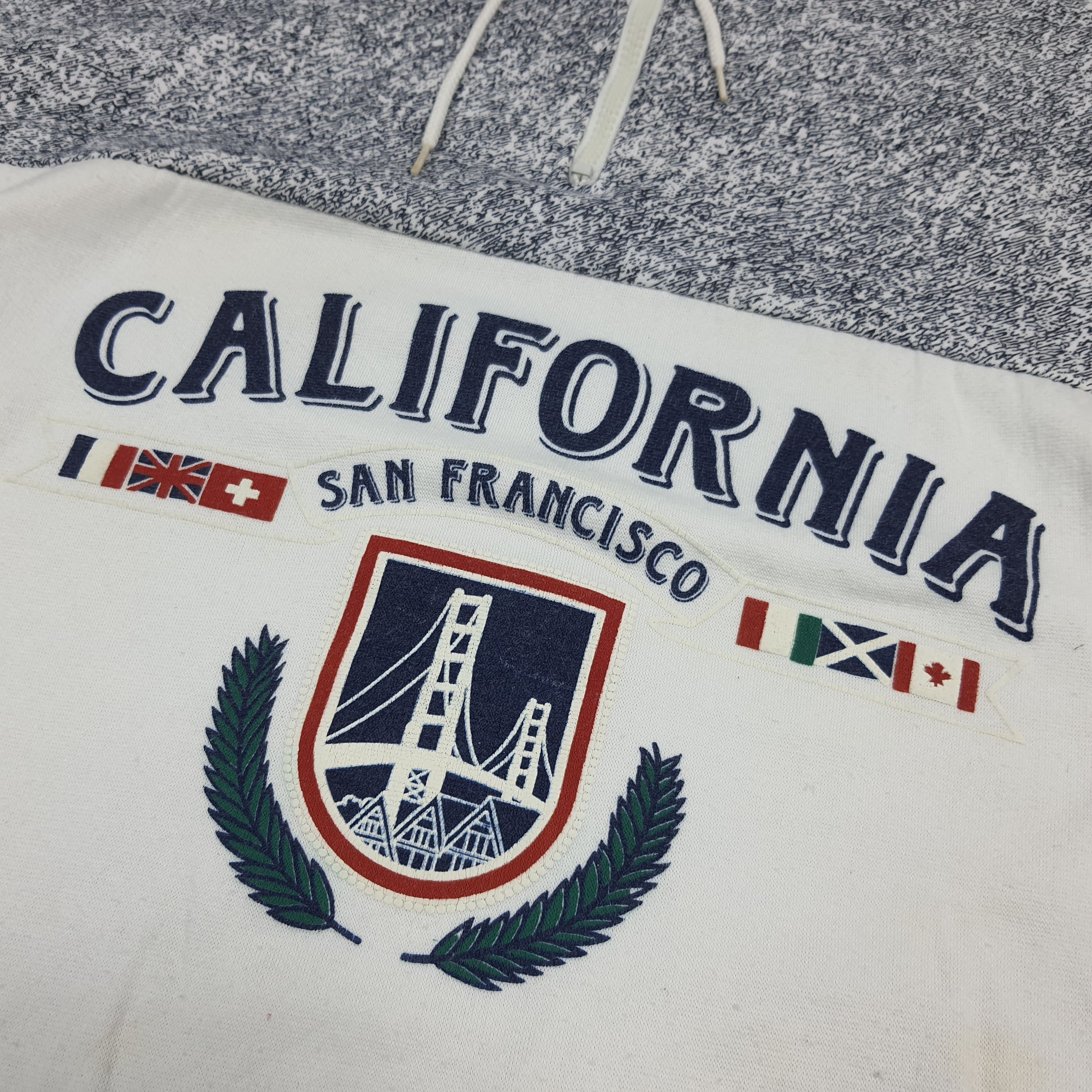Vintage Vtg 90s California San Francisco Half Zipper C290N27 Size US L / EU 52-54 / 3 - 3 Thumbnail
