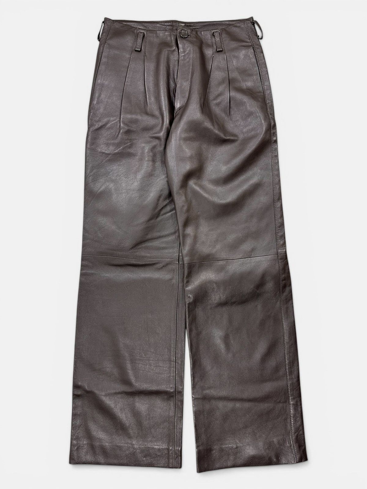 Raf Simons Raf Simons - 1998 Unreleased Leather Pants Size US 36 / EU 52 - 1 Thumbnail