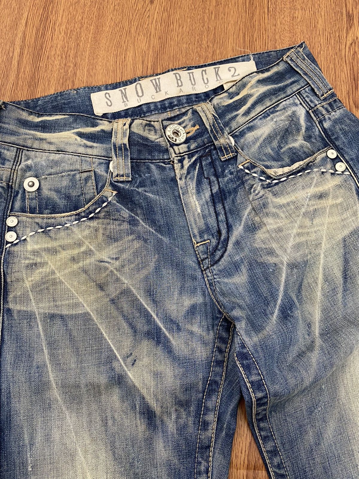 If Six Was Nine × Japanese Brand × Le Grande Bleu (L.G.B.) Buckaroo snow buck jeans Size US 32 / EU 48 - 3 Thumbnail