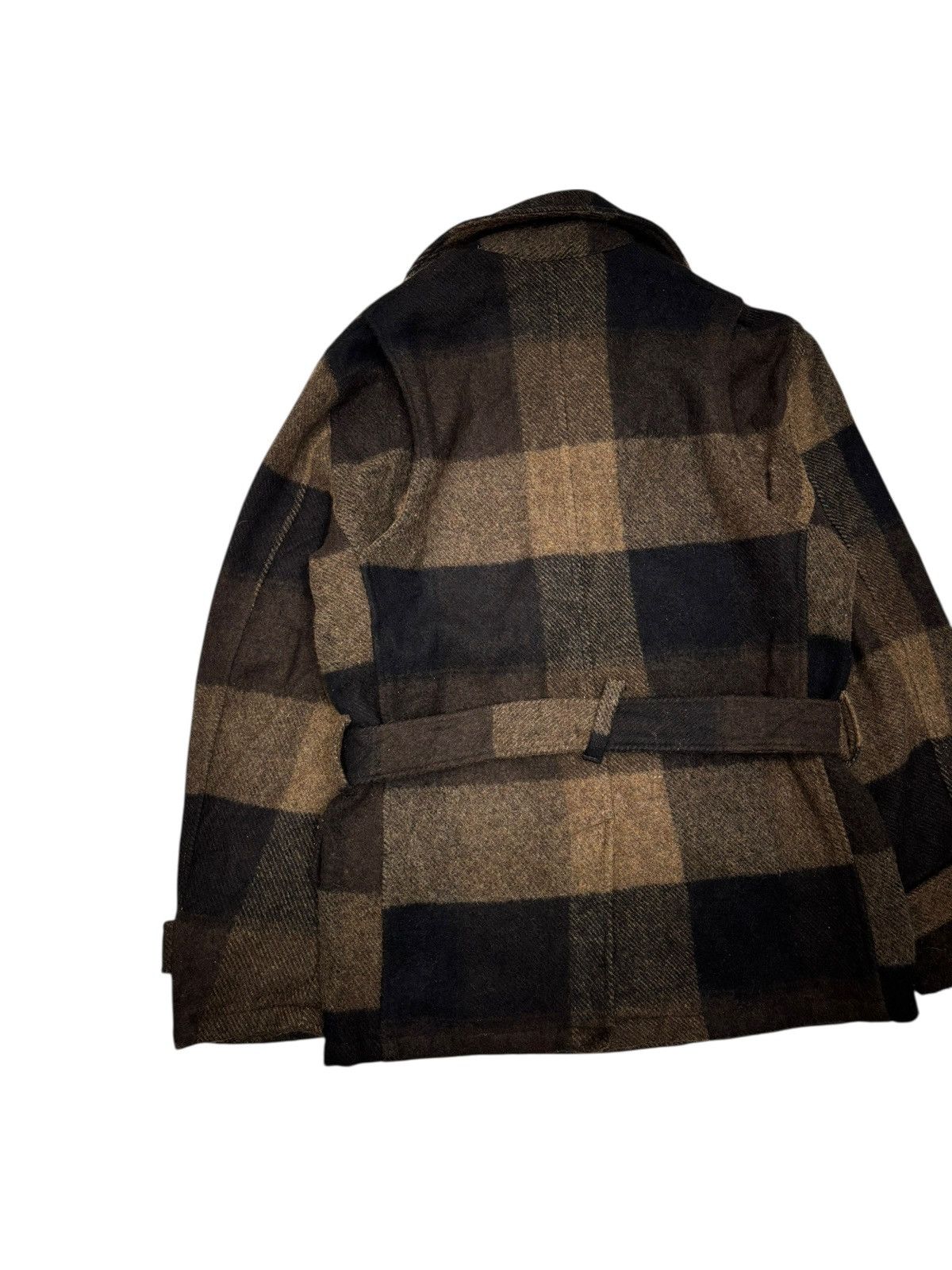 PPFM PPFM AW02 Wool Plaid Belted Moto Jacket Size US L / EU 52-54 / 3 - 11 Thumbnail