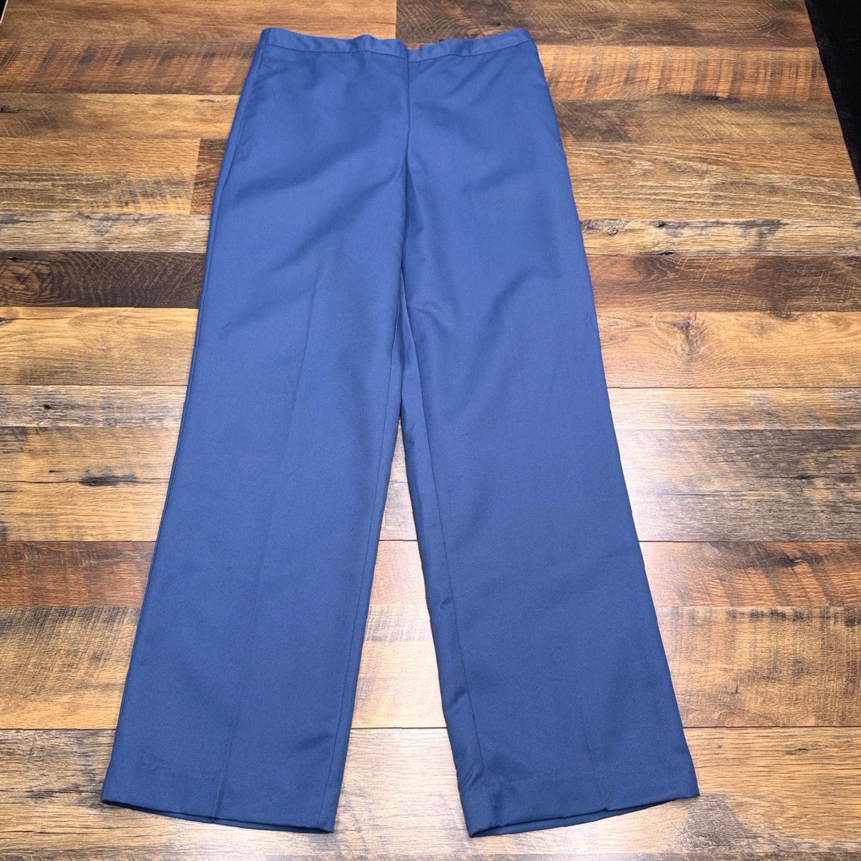 Vintage Alfred Dunner Pants Womens 10 Corduroy Pull On Blue Solid Straight Classic City Scenic Drive New Size 32" / US 10 / IT 46 - 2 Thumbnail