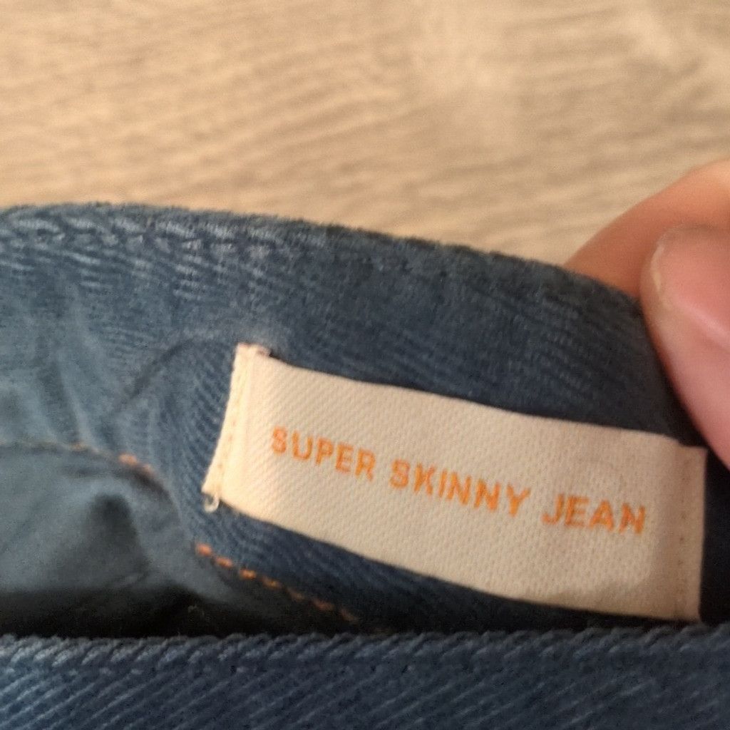 Tory Burch Tory Burch blue corduroy super skinny jeans size 26 Size 26" / US 2 / IT 38 - 4 Thumbnail