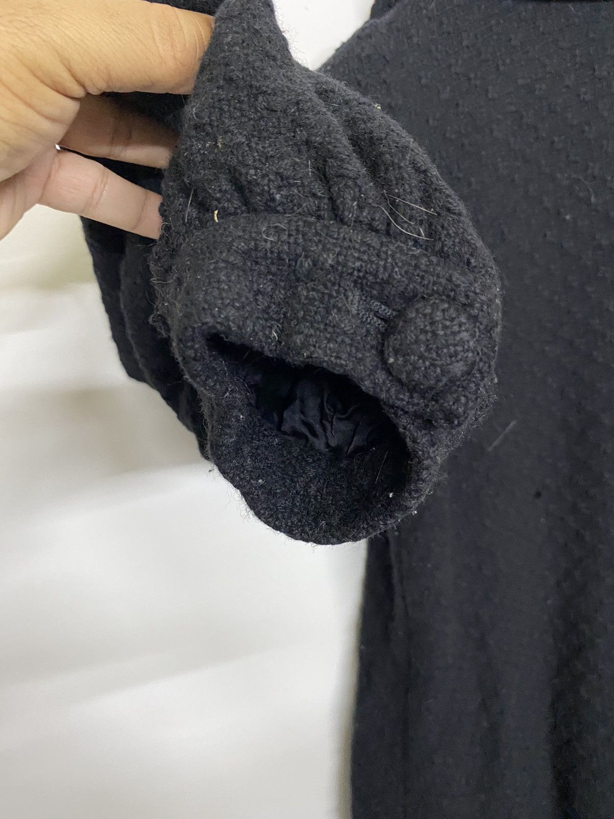 Tsumori Chisato Tsumori Chisato Black Wool Double Breasted Button Collared Size S / US 4 / IT 40 - 11 Thumbnail