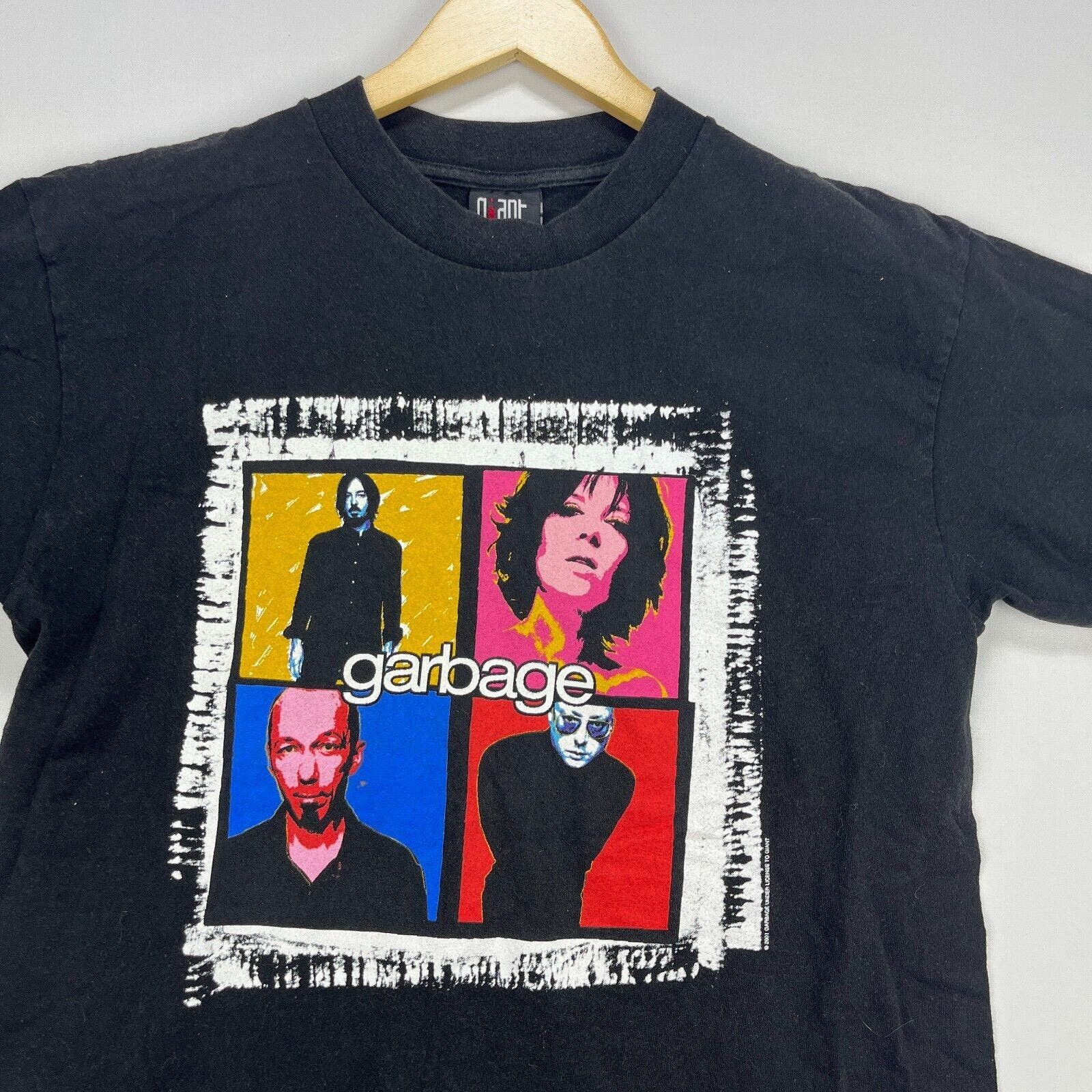 Vintage Vintage 90s Garbage Band Tour T Shirt Medium Tall | Grailed