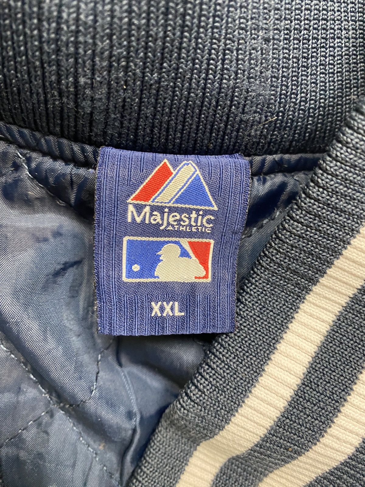 Majestic × New York Yankees × Vintage Vintage Majestic MLB New York Yankees Bomber Jacket Size US XXL / EU 58 / 5 - 17 Thumbnail