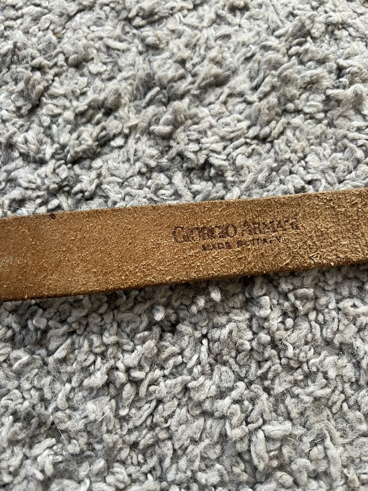 Designer × Giorgio Armani Giorgio Armani archiving belt leather Size ONE SIZE - 5 Thumbnail