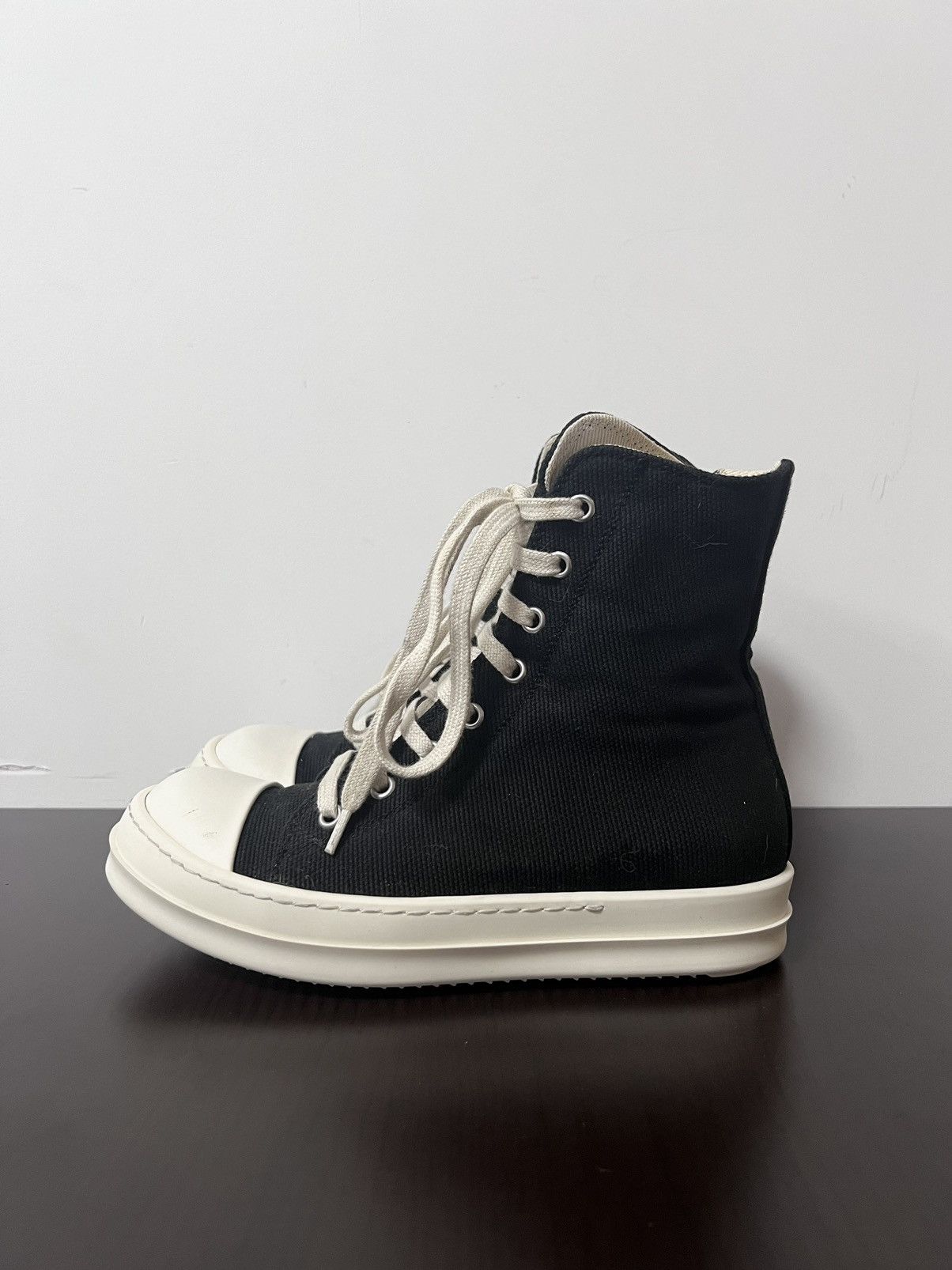 Rick Owens Drkshdw Rick owens ramones high top sneakers sz 36 Size US 6 / IT 36 - 2 Thumbnail