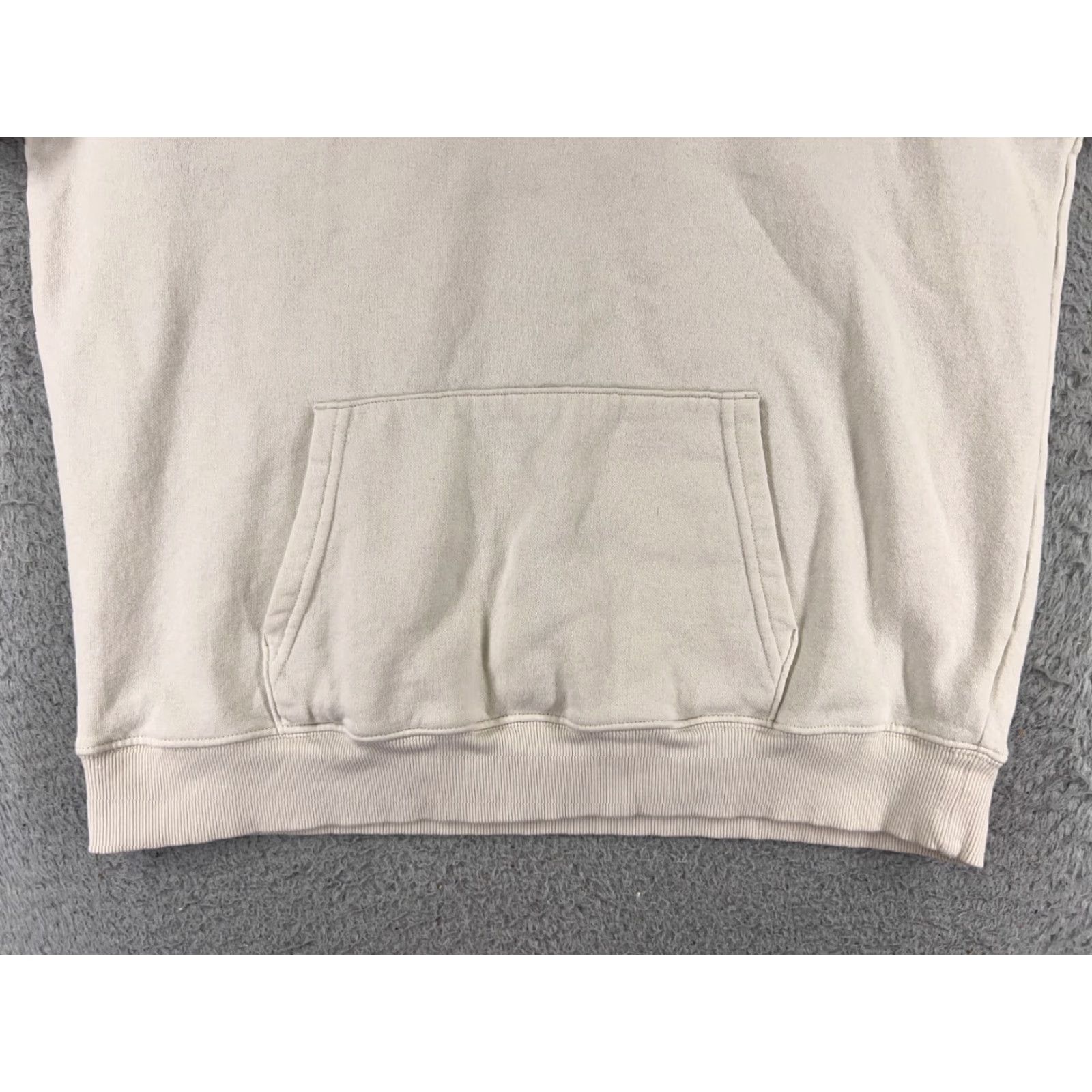 The North Face The North Face Hoodie Womens Large Beige Logo Cotton Blend Pullover Pocket Size L / US 10 / IT 46 - 5 Thumbnail
