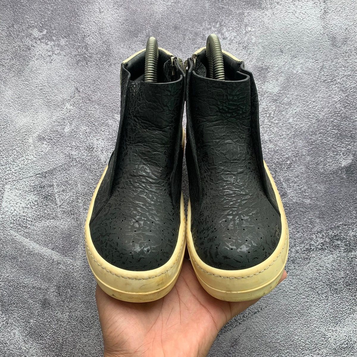 Rick Owens Rick Owens SS17 Island dunk Black/Milk Size US 5 / IT 35 - 4 Thumbnail