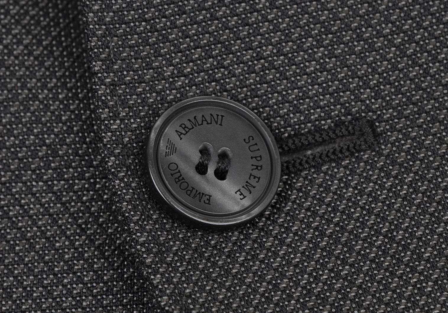 Emporio Armani Charcoal 1-Button Jacket in Excellent Condition Size US S / EU 44-46 / 1 - 7 Thumbnail