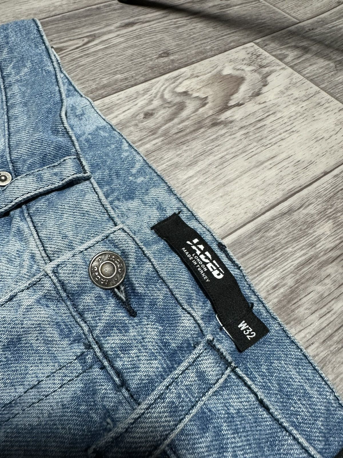 Jaded London Jaded London Flowers Skater Fit Light Blue Jeans y2k Size US 32 / EU 48 - 7 Thumbnail