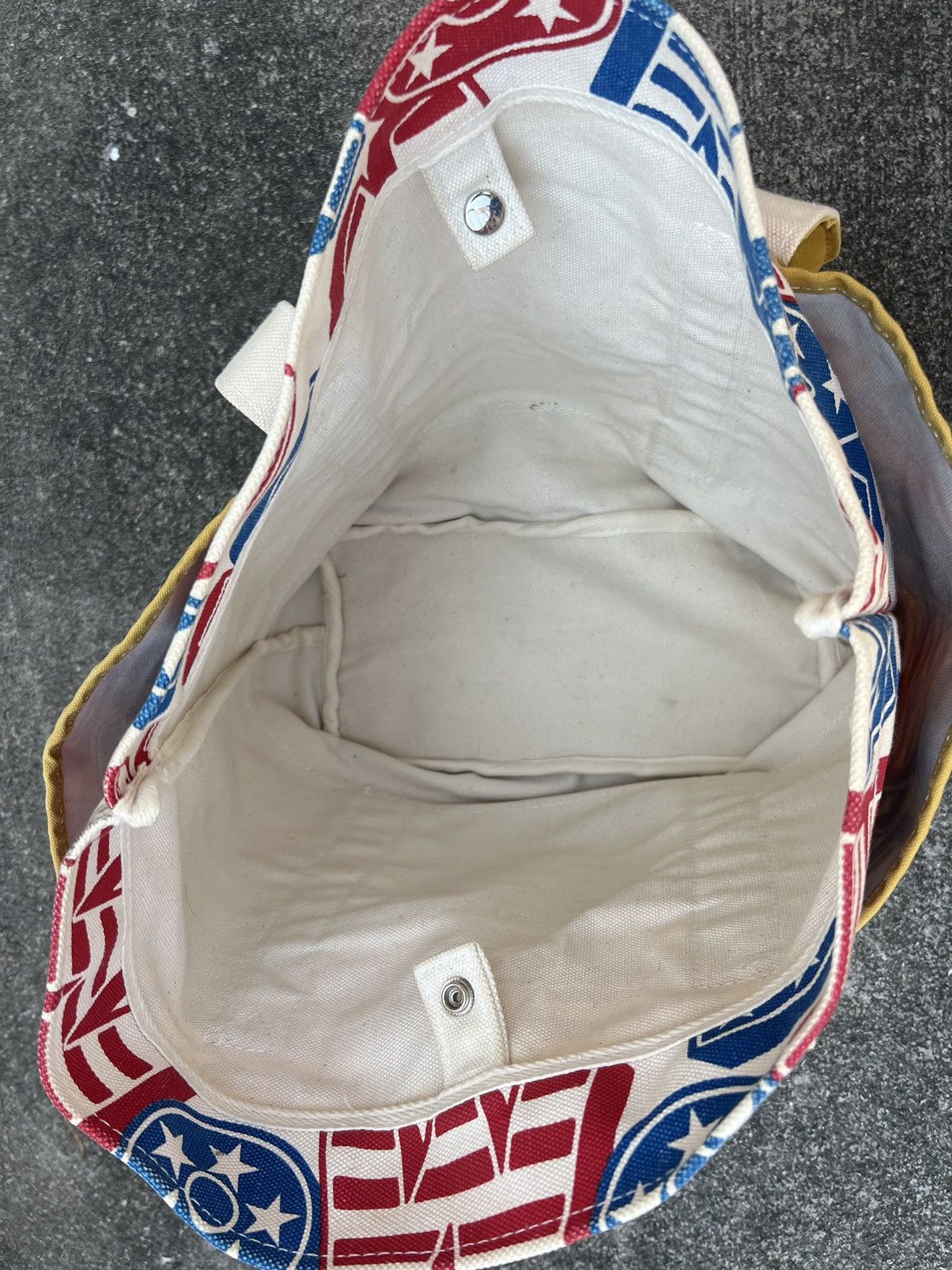 Hysteric Glamour Vintage Hysteric Glamour Duck Cotton Psychedelic Tote Bag Size ONE SIZE - 12 Thumbnail